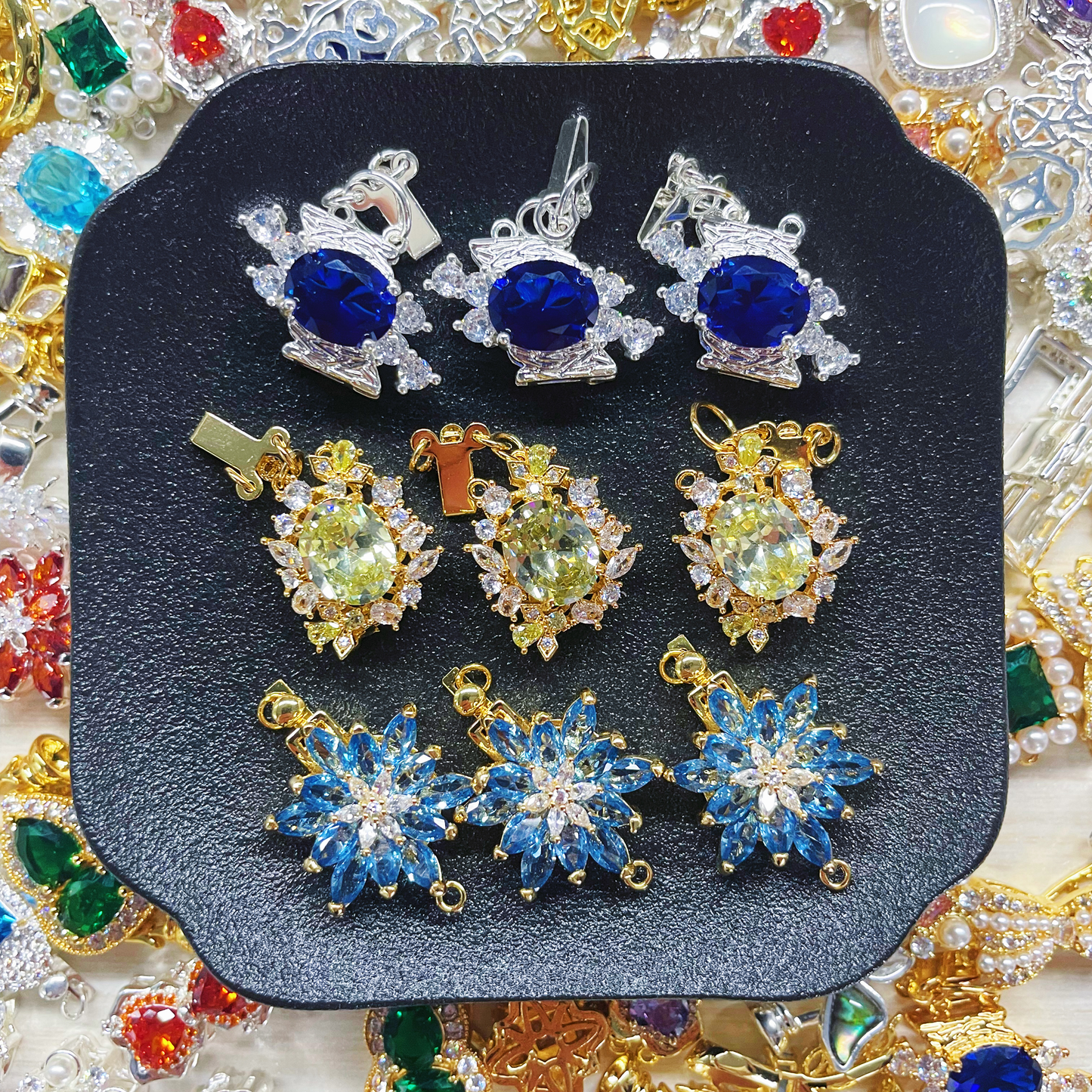 Lucky Alloy Pendant--bubu diy shop