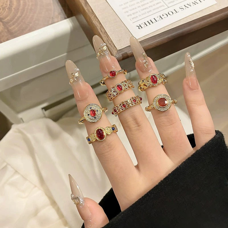 New!!! Lucky vintage ring--bubu diy shop