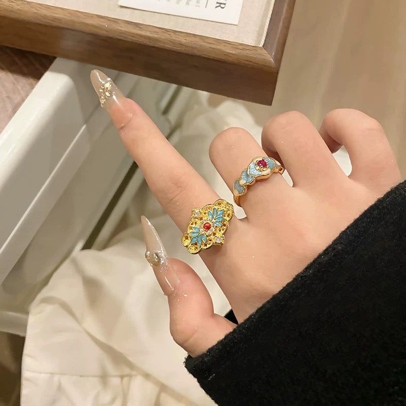 New!!! Lucky vintage ring--bubu diy shop