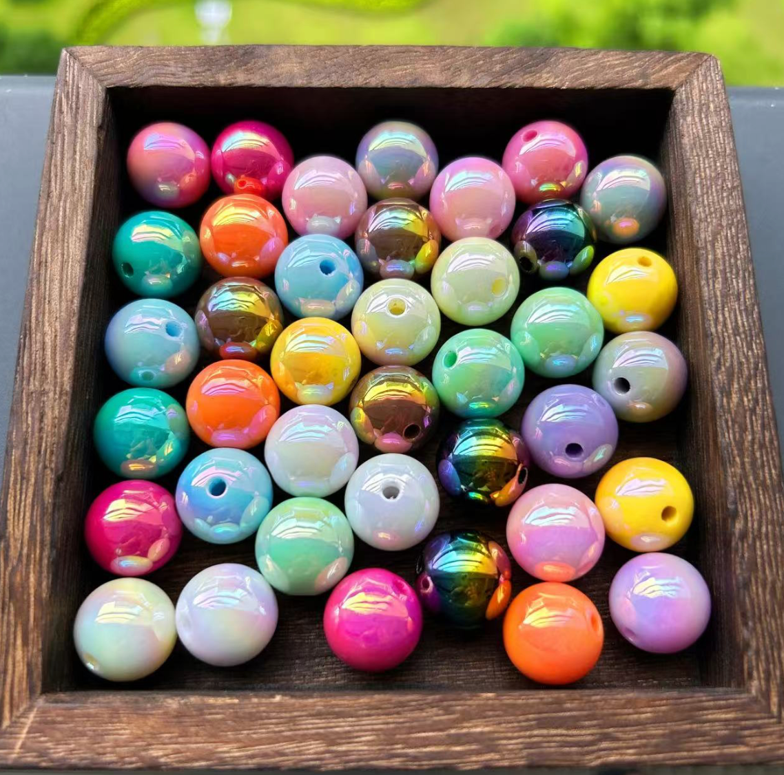 Lucky Iridescent Bead---Sofia Shop