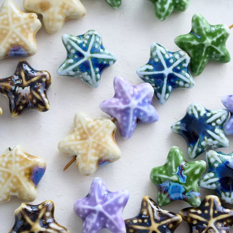 New!! Kiln transformed ceramic beads--bubu diy shop