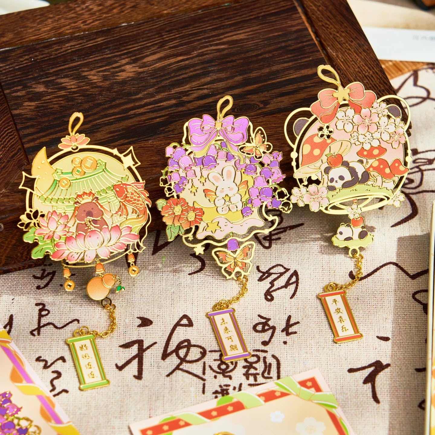 New! Metal bookmark--bubu diy shop