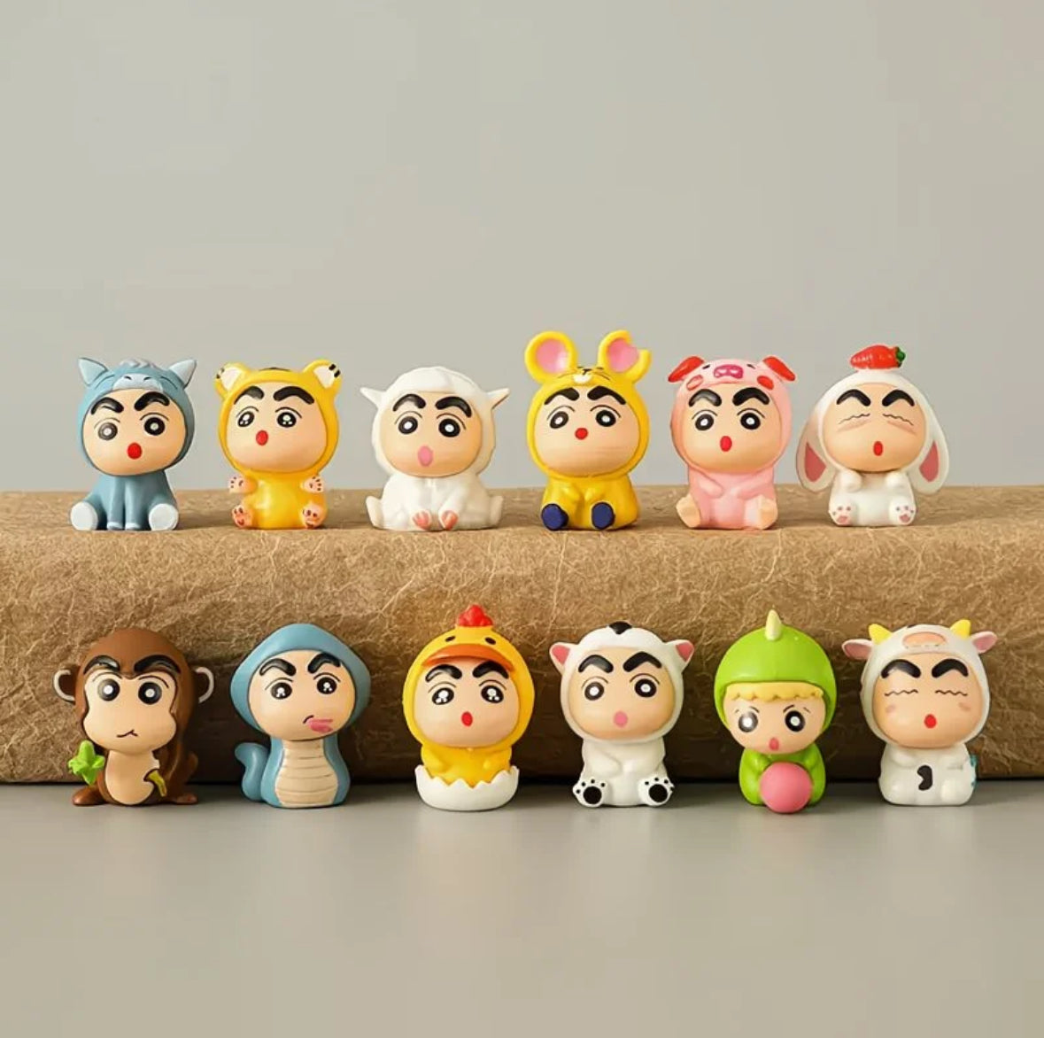Shin chan & chinese zodiac ornament set--bubu diy shop