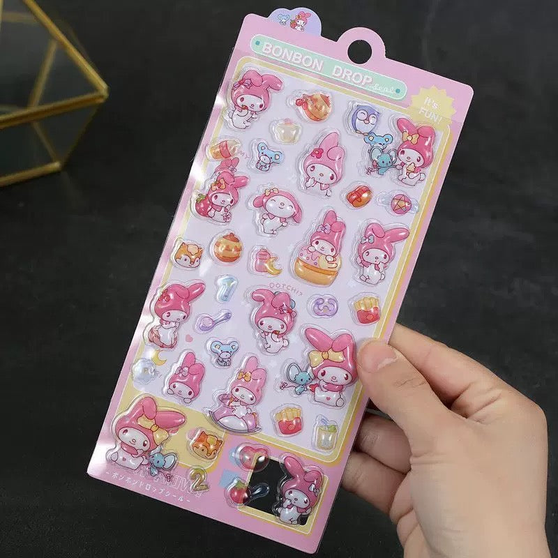3D cartoon stickers--bubu diy shop