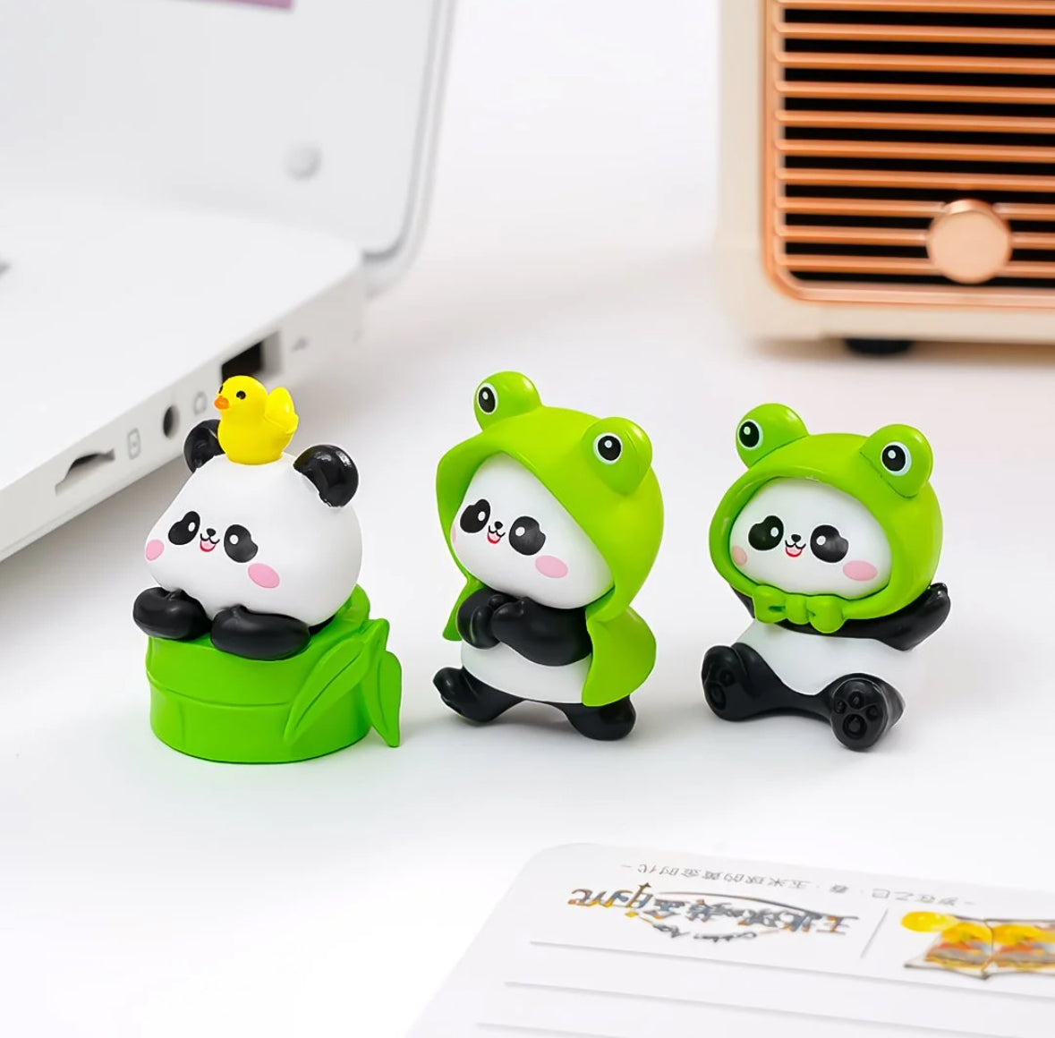 panda ornament set--bubu diy shop