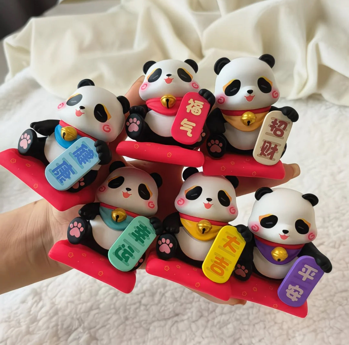 panda ornament set--bubu diy shop