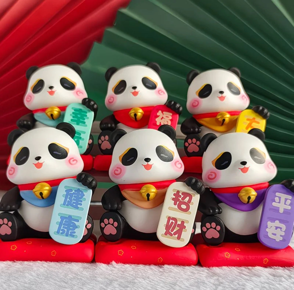 panda ornament set--bubu diy shop