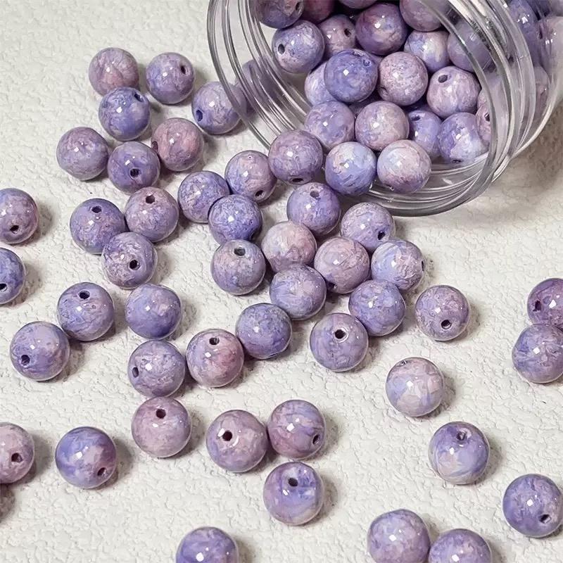 New!!! Oil painting glass beads--bubu diy shop