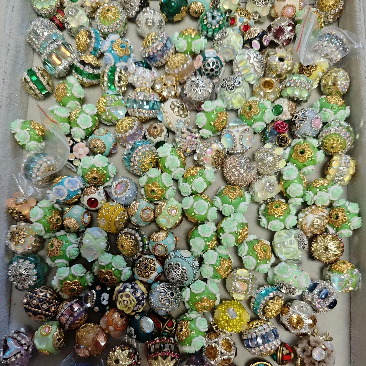 Lucky Nepal beads-- pop diy shop