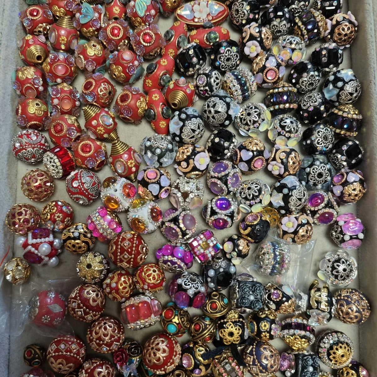 Lucky Nepal beads-- pop diy shop