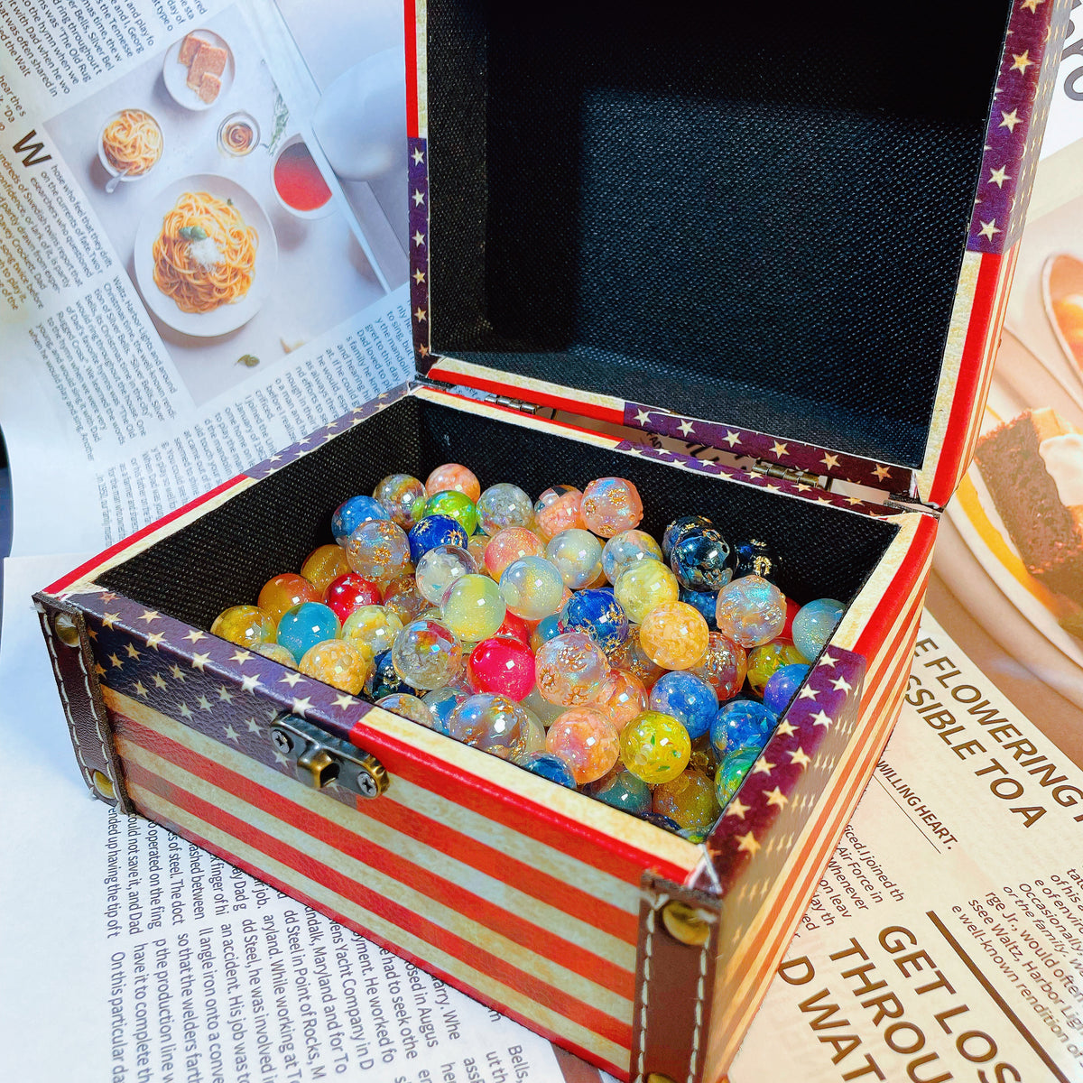 Top level acrylic(16mm) beads set-- luna shop