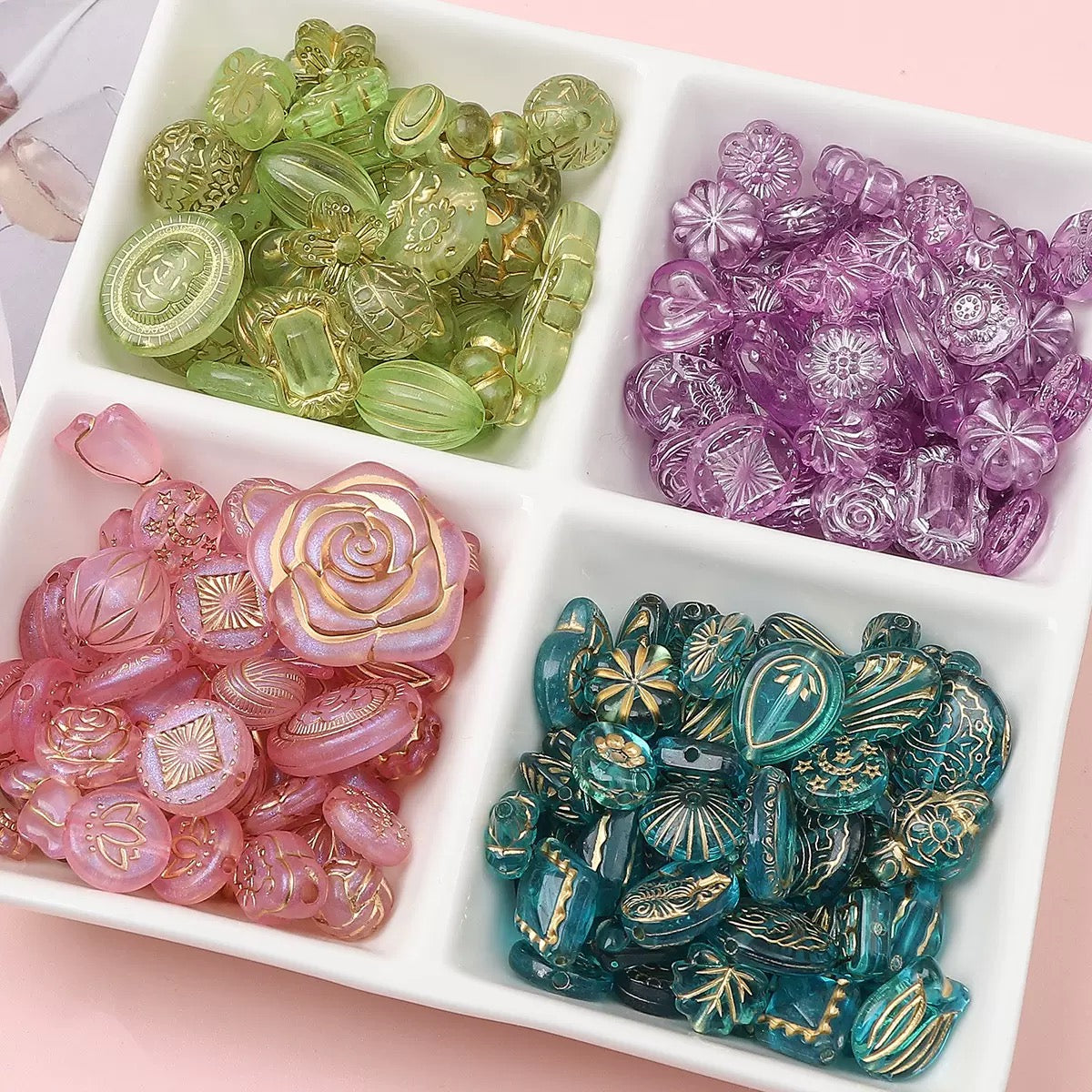 Baroque style beads-- bubu diy shop