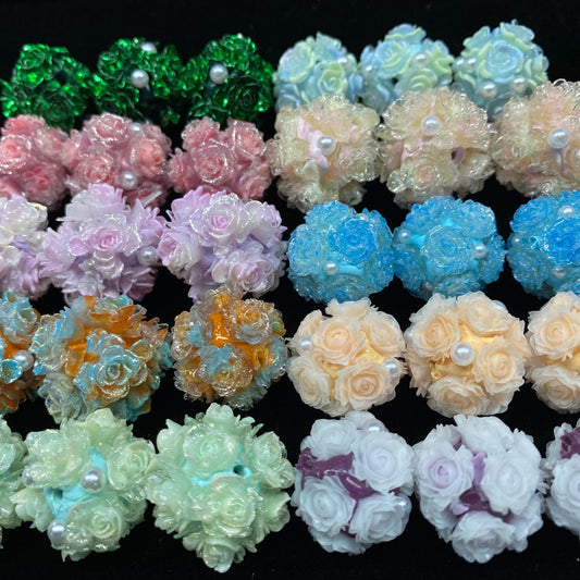 !!! NEW  Lucky Flower ball beads--bubu diy shop