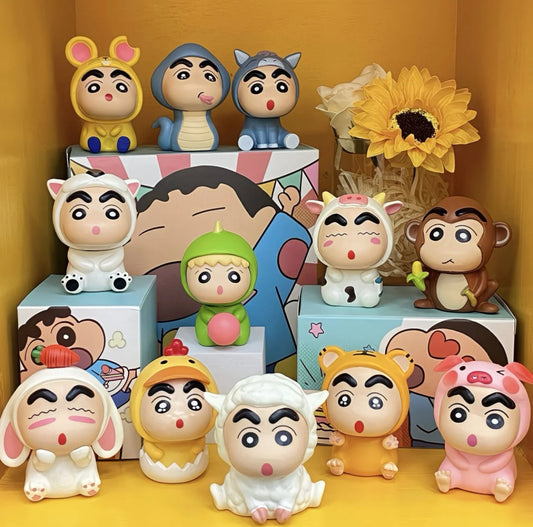 Shin chan & chinese zodiac ornament set--bubu diy shop