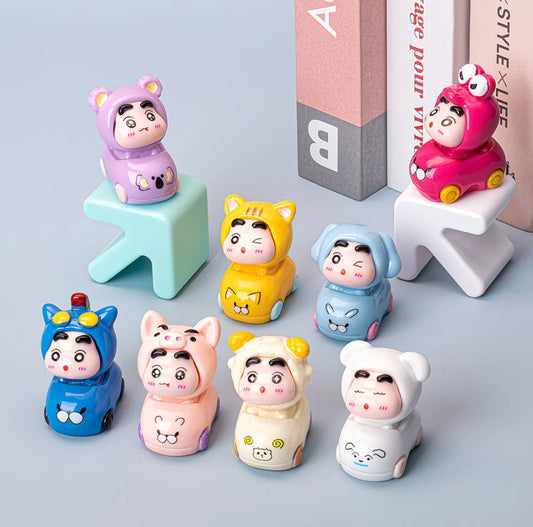 Shin chan toy car set--bubu diy shop