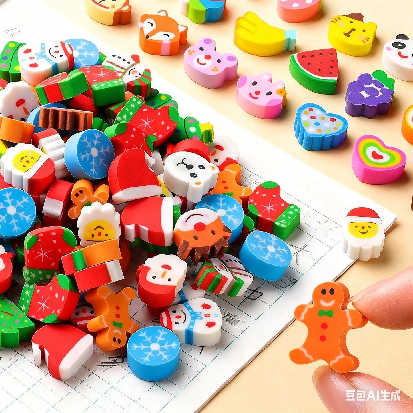 New! Cartoon style eraser--bubu diy shop