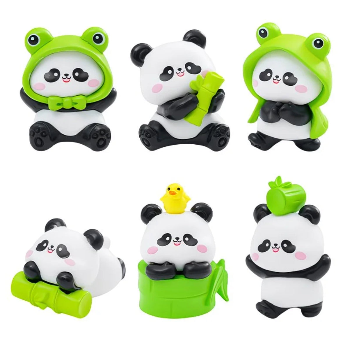 panda ornament set--bubu diy shop
