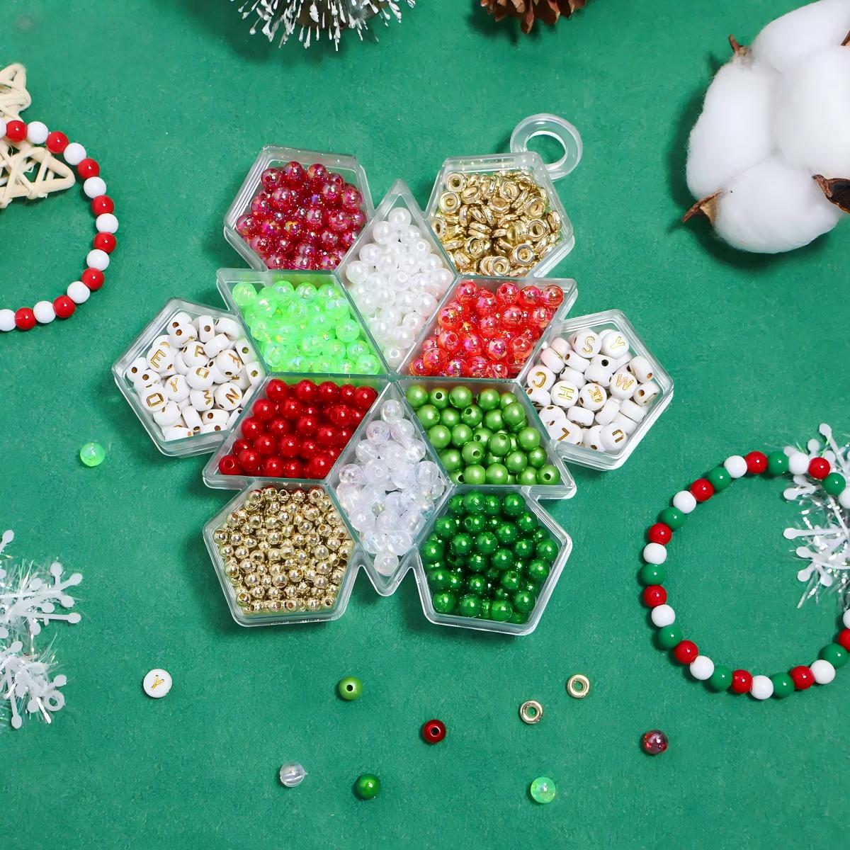 New! Merry Christmas beads set--pop diy shop