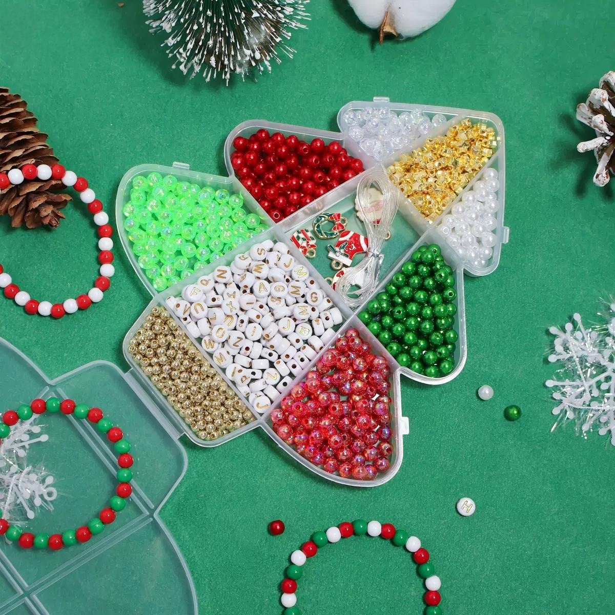 New! Merry Christmas beads set--pop diy shop