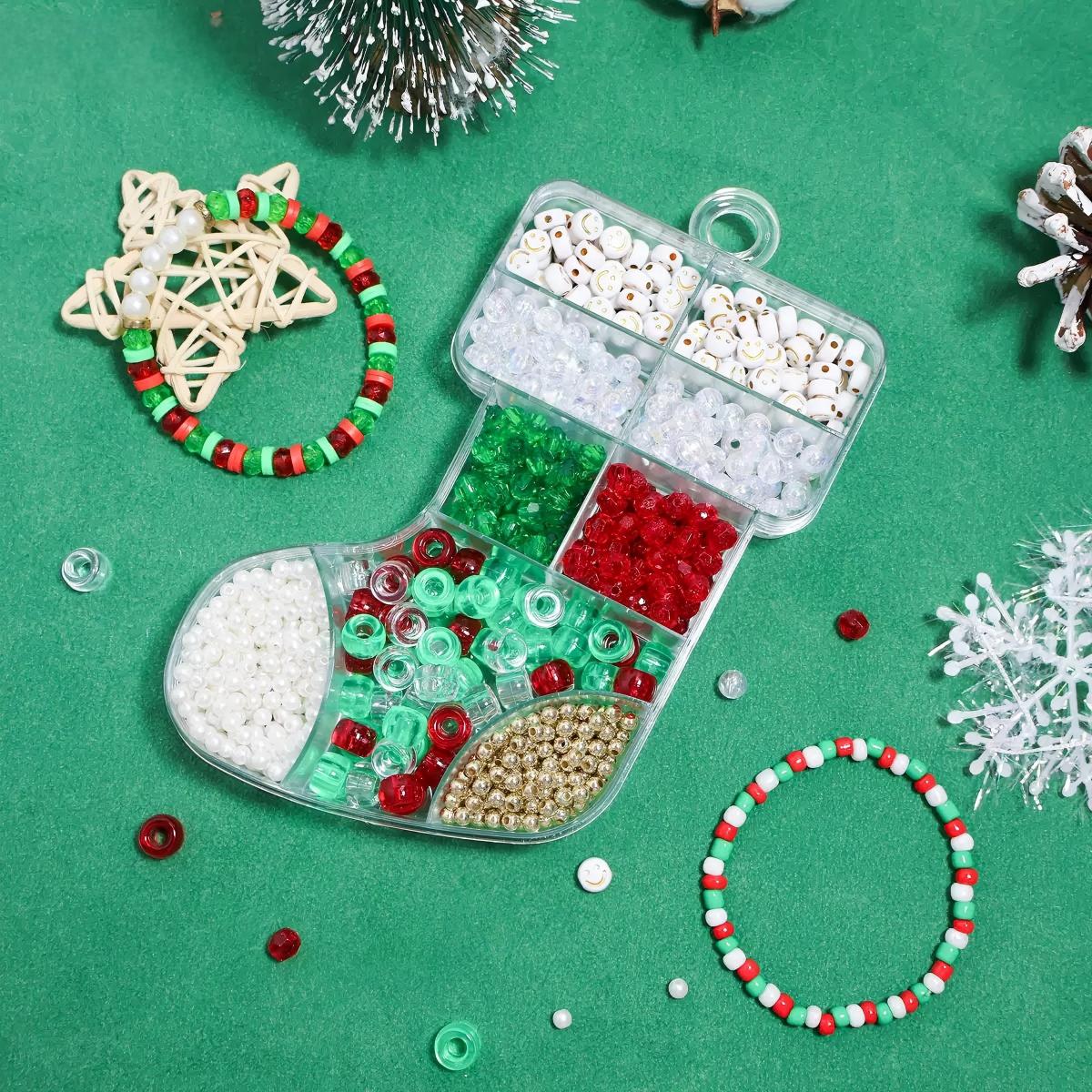 New! Merry Christmas beads set--pop diy shop