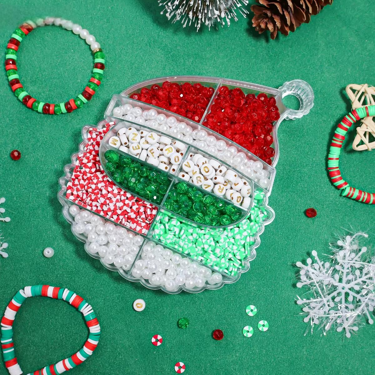 New! Merry Christmas beads set--pop diy shop
