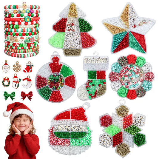 New! Merry Christmas beads set--pop diy shop