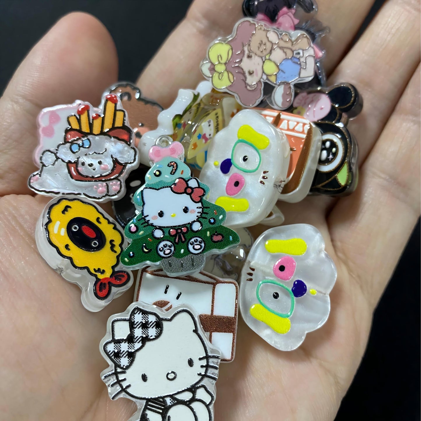 Cute cartoon acetate beads--pop diy shop
