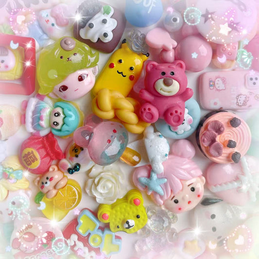 Cute acrylic accessories-bubu diy shop